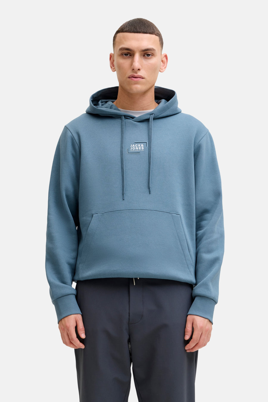 Sweat à capuche bleu - CORE BY JACK & JONES