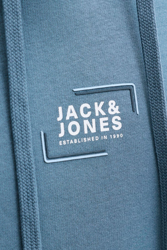 Sweat à capuche bleu - CORE BY JACK & JONES