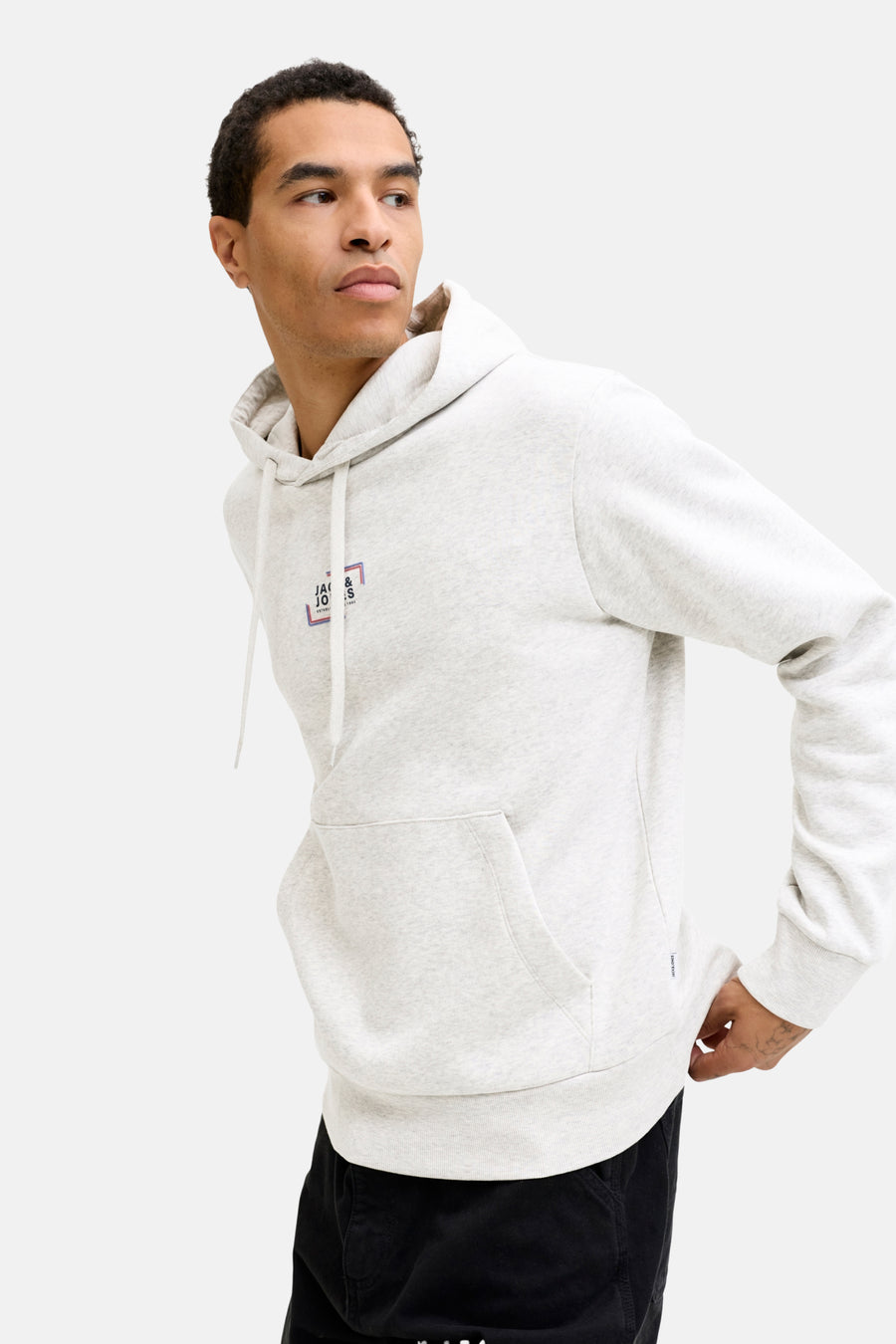 Sweat à capuche Écru - CORE BY JACK & JONES