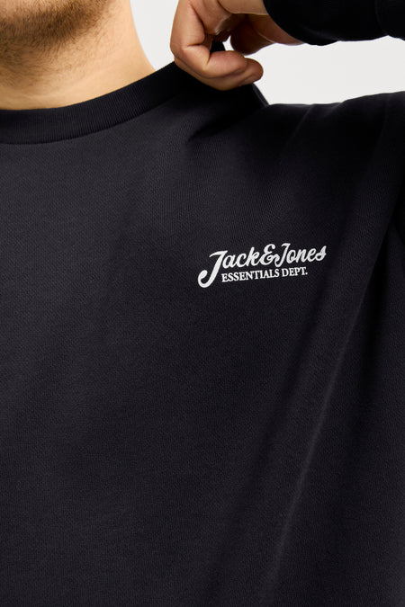 Sweat col O Noir - ORIGINALS BY JACK & JONES