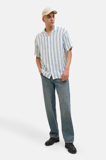 Chemise (manches courtes) Bleu - PREMIUM BLUE by JACK & JONES