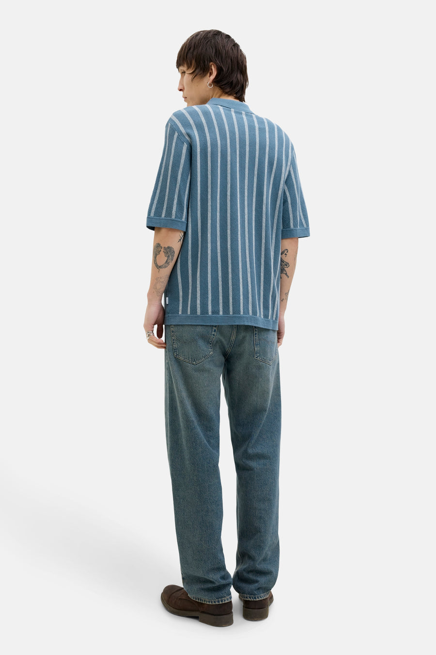 Polo à manches courtes - bleu - PREMIUM BLUE by JACK & JONES - 3