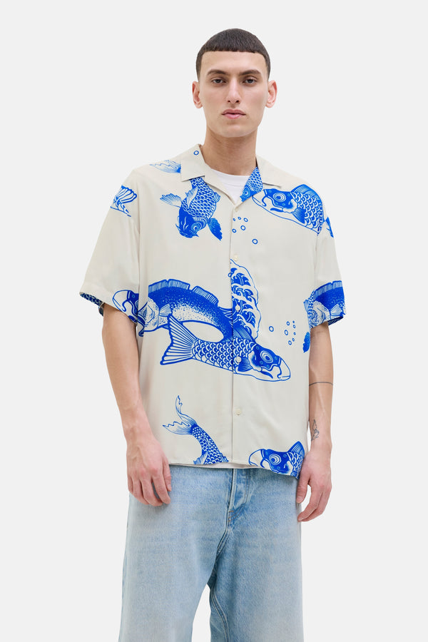 Chemise (manches courtes) Bleu - CORE BY JACK & JONES