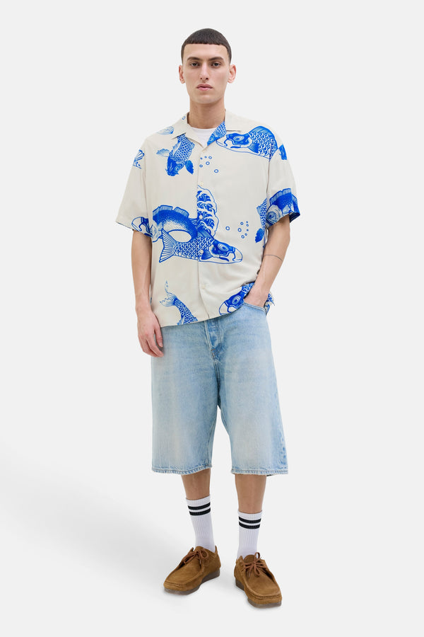 Chemise (manches courtes) Bleu - CORE BY JACK & JONES