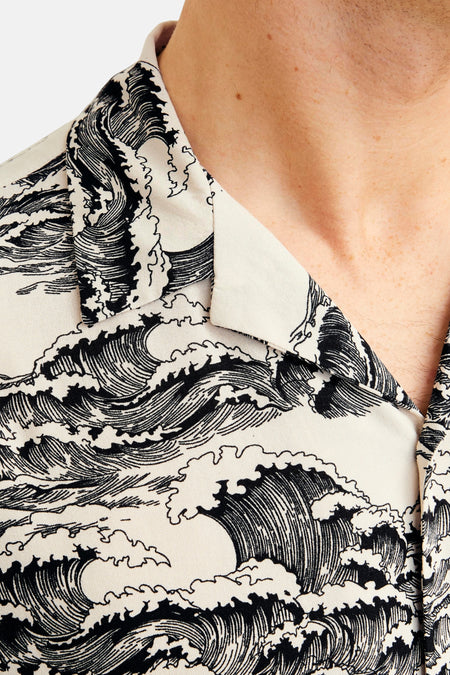 Chemise à manches courtes - Noir