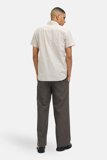 Chemise (manches courtes) Beige - PREMIUM BLUE by JACK & JONES