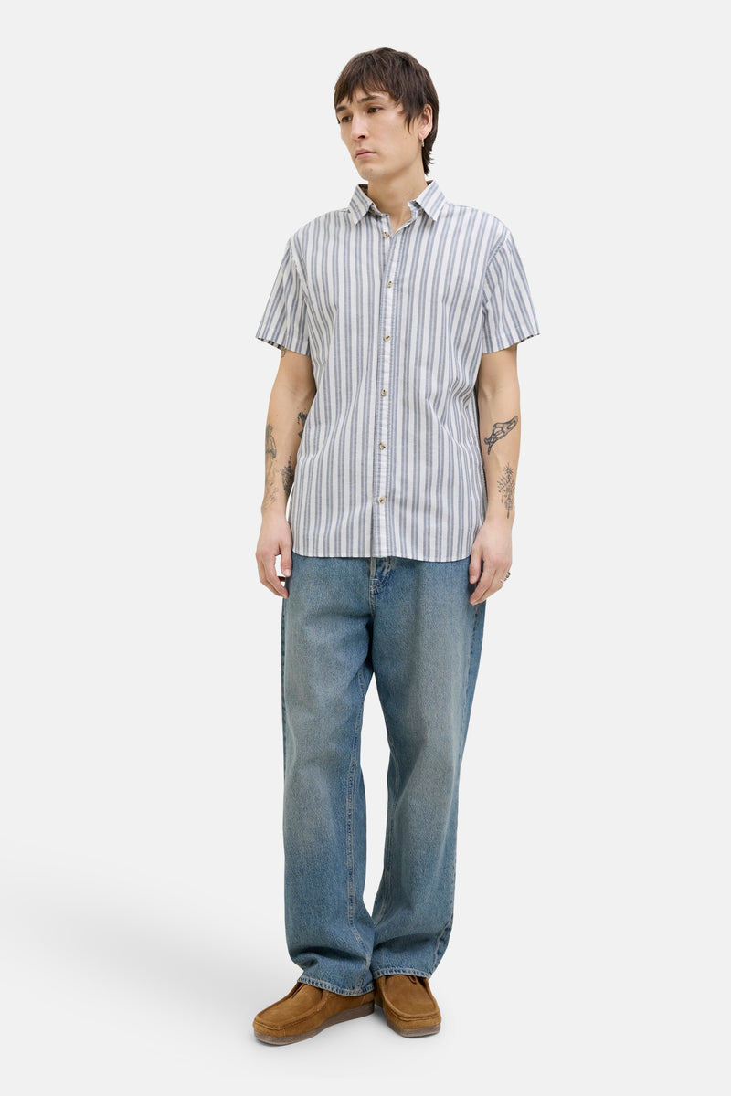 Chemise (manches courtes) Bleu - PREMIUM BLUE by JACK & JONES