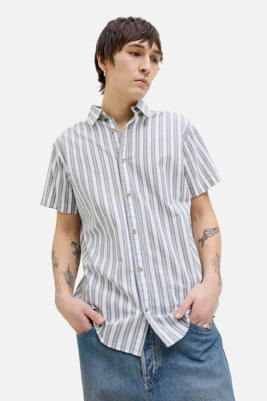 Chemise à manches courtes - bleu - PREMIUM BLUE by JACK & JONES