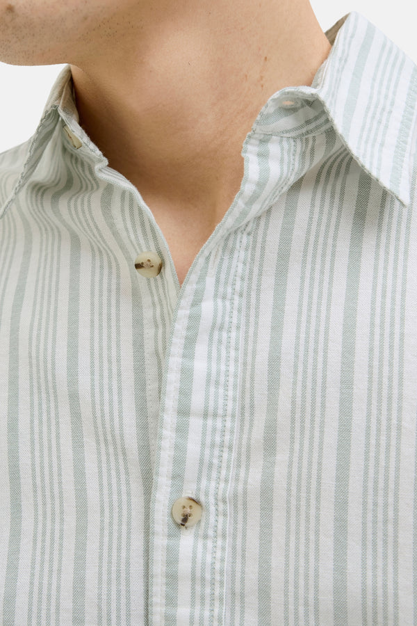 Chemise (manches courtes) Vert - PREMIUM BLUE by JACK & JONES