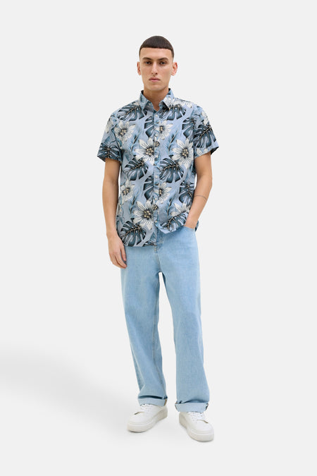 JJHAWAII AOP SHIRT SS LN