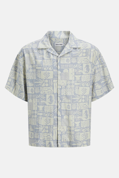 Chemise (manches courtes) Bleu - ORIGINALS BY JACK & JONES