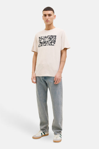 T-shirt à manches courtes - Beige - CORE BY JACK & JONES