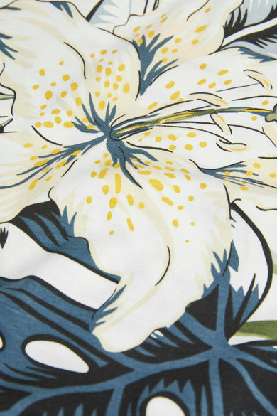T-shirt multicolore à manches courtes d'ORIGINALS BY JACK & JONES, avec un motif floral et une impression de feuille.