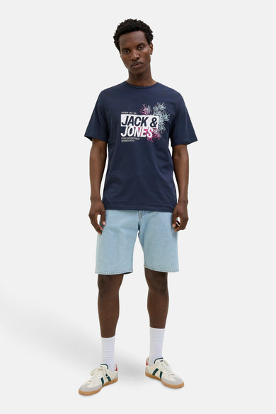 JJJAXON TEE SS CREW NECK LN