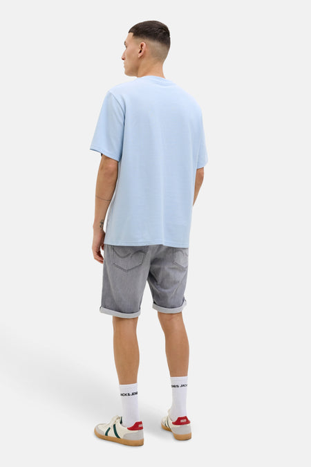 Short - mid grey denim