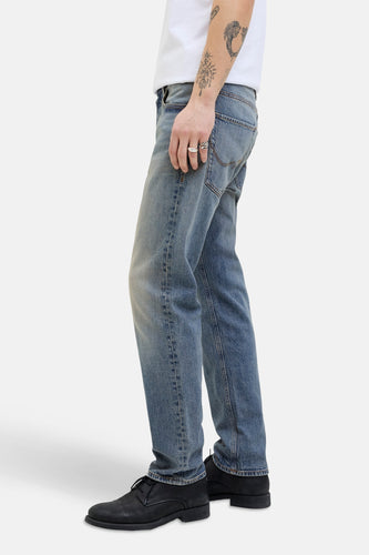 Jeans tapered mid blue denim - JACK & JONES JEANS INTELLIGENCE - JACK & JONES JEANS INTELLIGENCE
