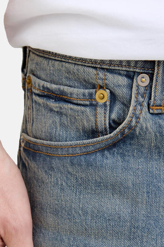 Jeans tapered mid blue denim - JACK & JONES JEANS INTELLIGENCE - JACK & JONES JEANS INTELLIGENCE