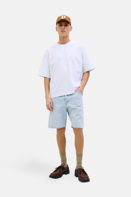 Short - light blue denim