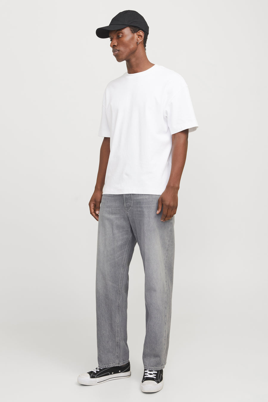 Jeans wide light grey denim - JACK & JONES JEANS INTELLIGENCE - JACK & JONES JEANS INTELLIGENCE