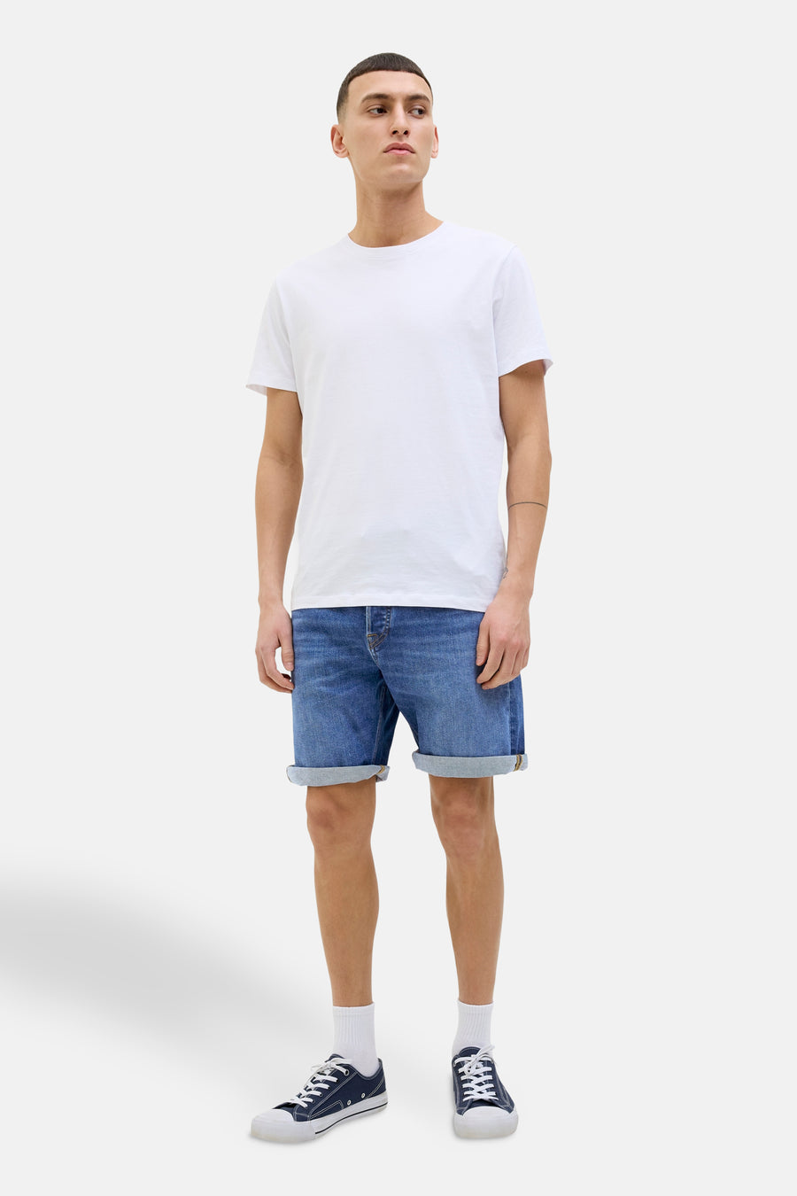 Short - mid blue denim - JACK & JONES JEANS INTELLIGENCE