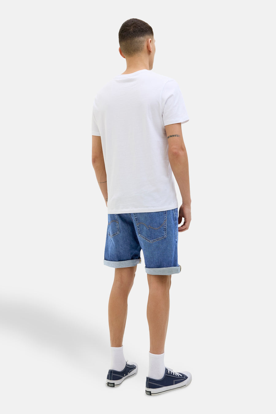 Short - mid blue denim - JACK & JONES JEANS INTELLIGENCE
