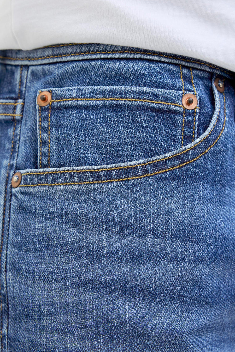 Short - mid blue denim - JACK & JONES JEANS INTELLIGENCE