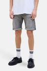 Short - mid grey denim