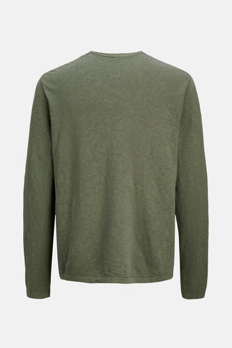 Pull à col rond - vert