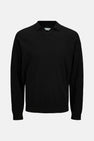 JJCOLIN SLUB KNIT POLO LS