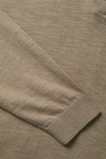 JJCOLIN SLUB KNIT POLO LS