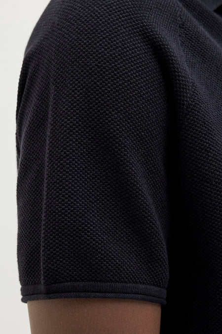 JJHILL KNIT SPLIT NECK