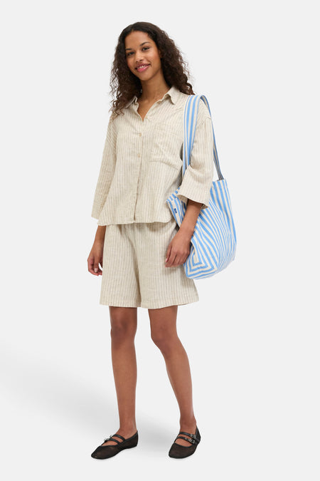 JXBREEZE SUMMER HW TIE SHORTS WVN SN