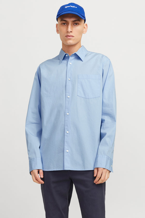 Chemise (manches longues) Bleu - PREMIUM by JACK & JONES