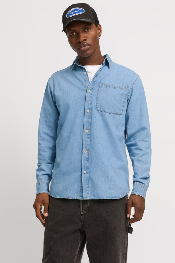 Chemise en jean Light blue denim - PREMIUM BLUE by JACK & JONES