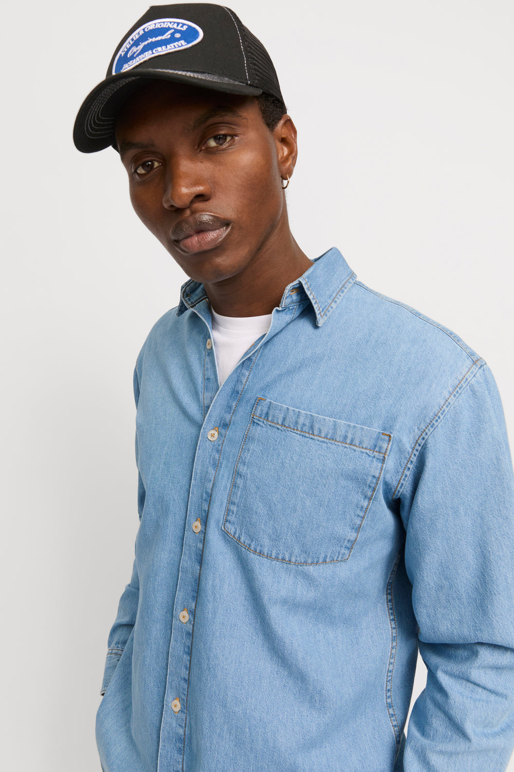 Chemise en jean Light blue denim - PREMIUM BLUE by JACK & JONES