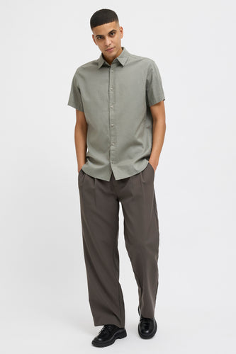 Chemise à manches courtes - Kaki - PREMIUM BLUE by JACK & JONES