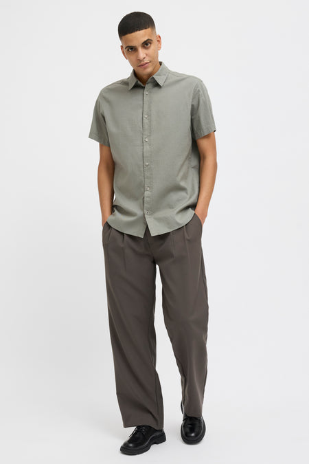 Chemise (manches courtes) Vert - PREMIUM BLUE by JACK & JONES