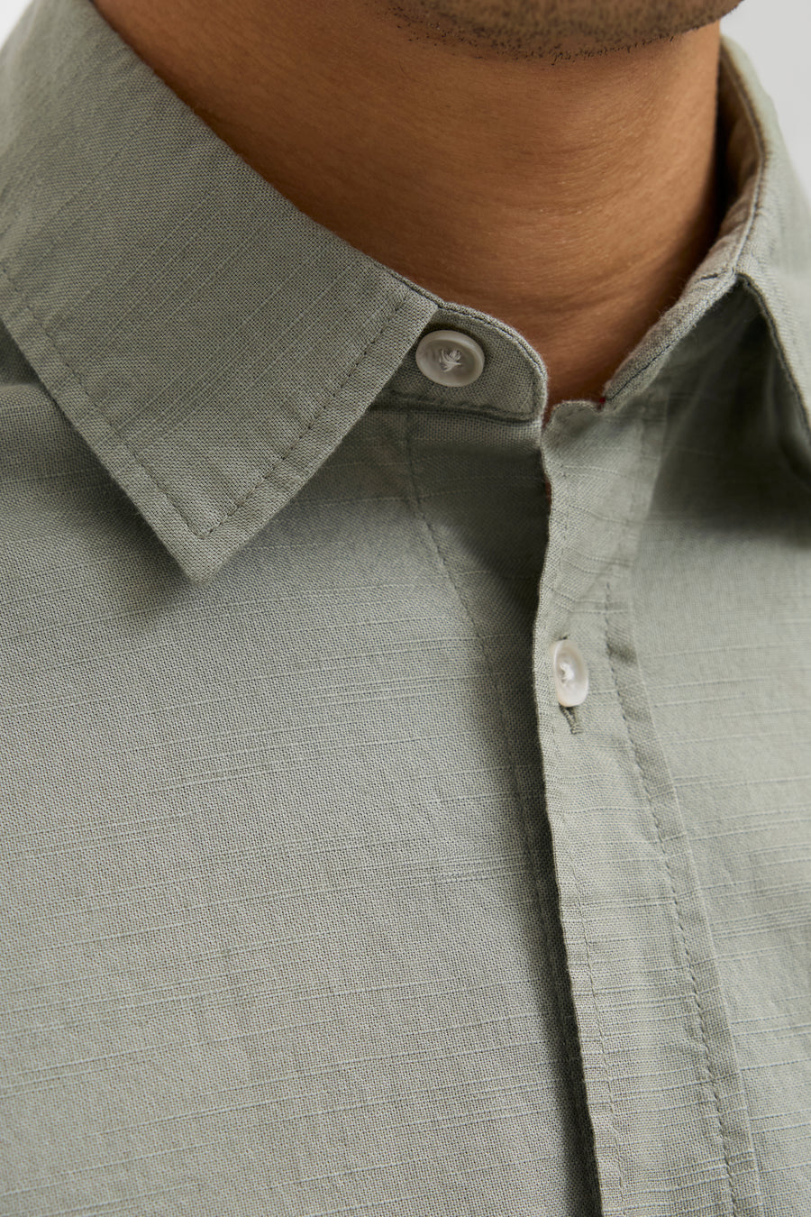 Chemise à manches courtes - Kaki - PREMIUM BLUE by JACK & JONES