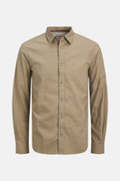 Chemise (manches longues) Beige - PREMIUM by JACK & JONES