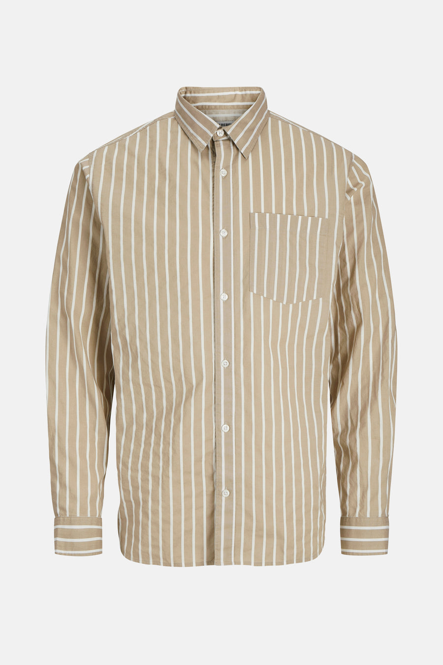 Chemise à manches longues - beige - JJREBEL