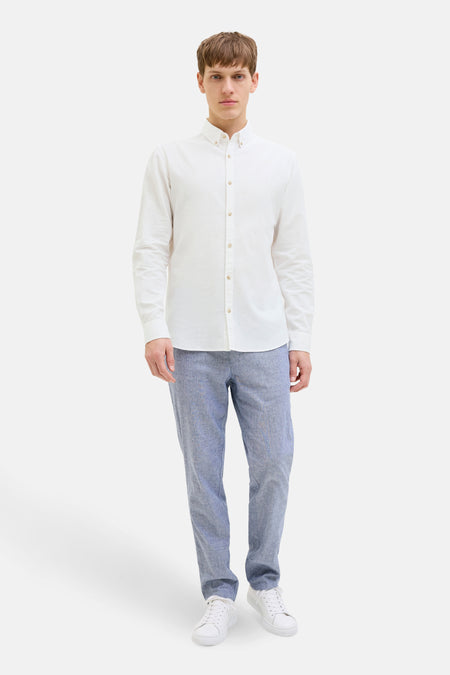 Chemise à manches longues - blanc