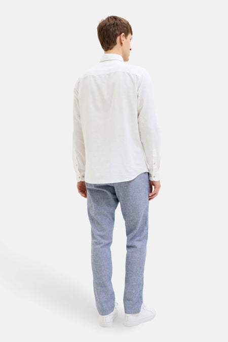 Chemise à manches longues - blanc