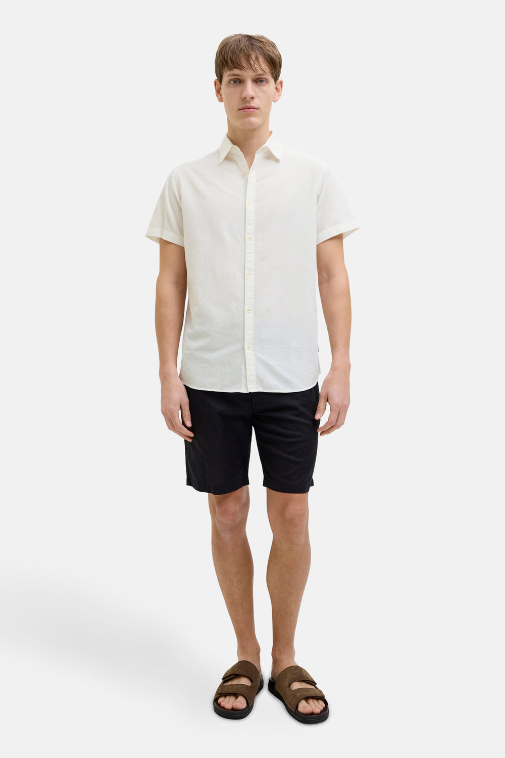 Chemise (manches courtes) Blanc - JJREBEL
