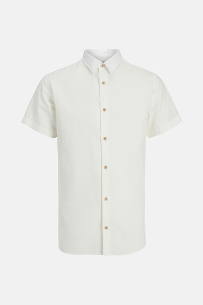 Chemise (manches courtes) Blanc - JJREBEL