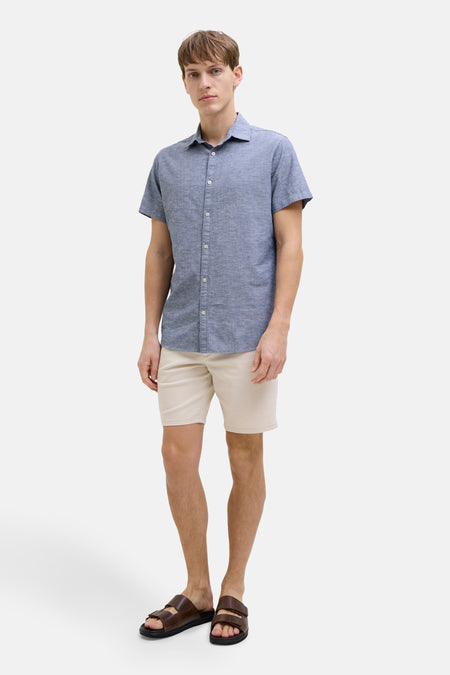 Chemise (manches courtes) Bleu - JJREBEL