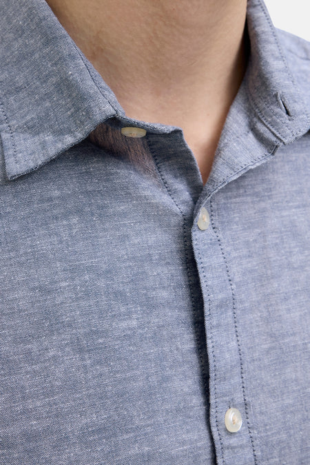 Chemise (manches courtes) Bleu - JJREBEL
