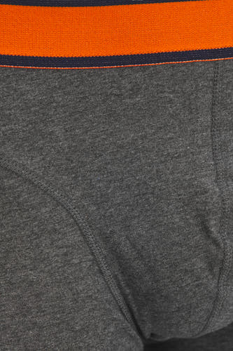 Boxer gris d'ACCESSORIES BY JACK & JONES, avec une ceinture orange et bleu foncé.