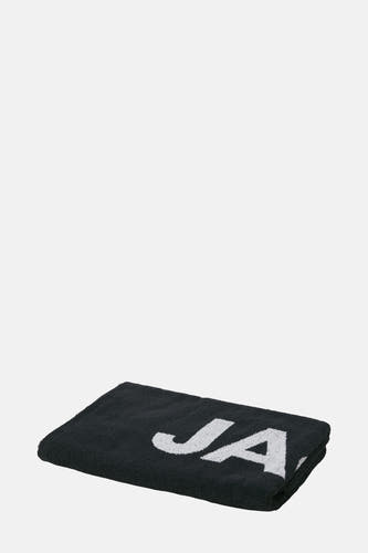 Maillot de bain noir d'ACCESSORIES BY JACK & JONES avec une impression blanche "OUI" sur un gant plié.