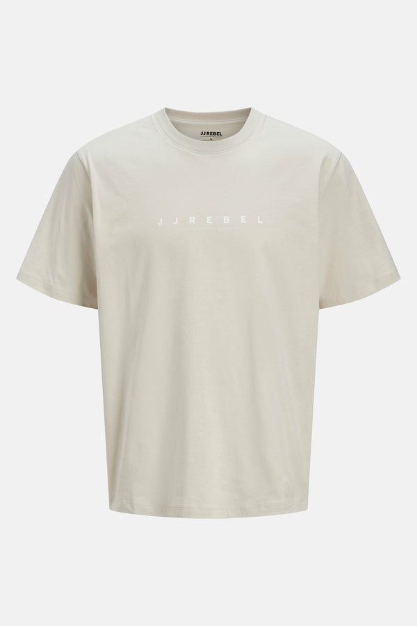 T-shirt (manches courtes) Beige - JJREBEL