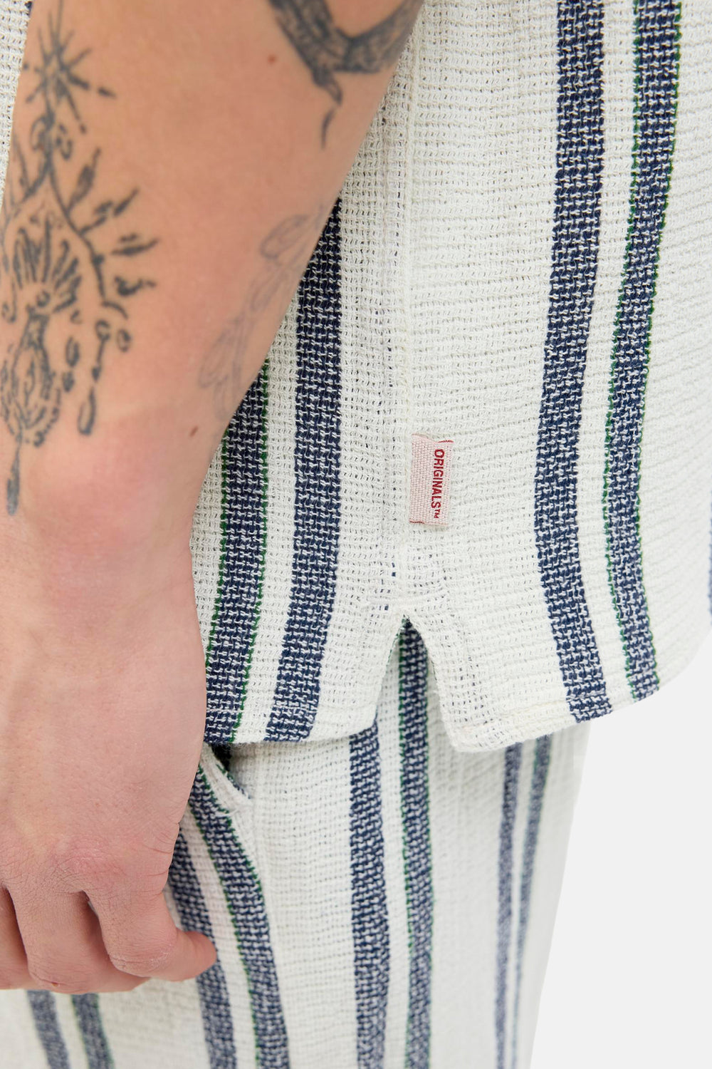 Chemise (manches courtes) Écru - ORIGINALS BY JACK & JONES